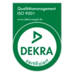 DEKRA ISO 9001 Zertifikat